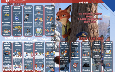 ❄️ Planning Vacances – Groupe des Chatons (6–8 ans) ❄️
